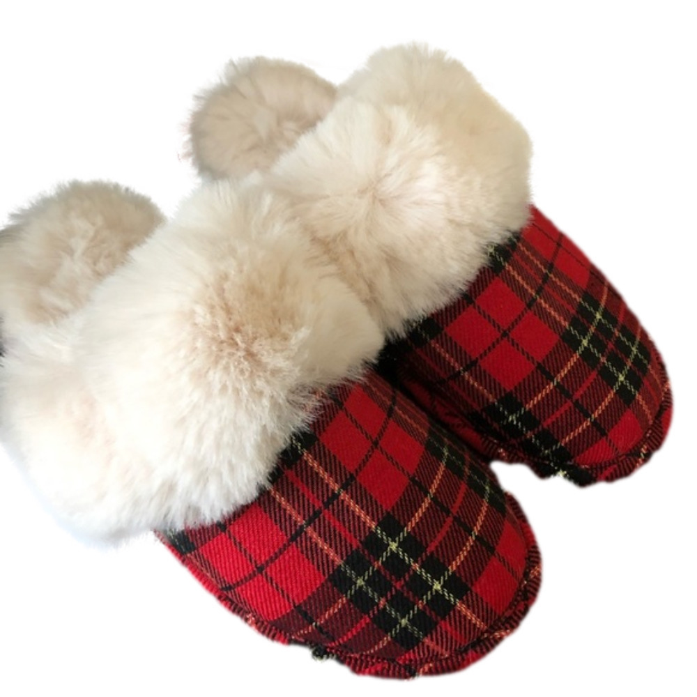 Loft Fluffy Slippers NWOT
